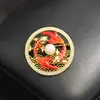 Broche de Carpa Esmaltada con Perla de Agua Dulce Estilo Chino, Diseño Romántico y Elegante, Accesorio de Broche para Abrigo