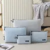 Bolsas de Almacenamiento de Ropa para Viajes Transfronterizos, Bolsas Impermeables para Artículos de Tocador de Gran Capacidad, Bolsas de Equipaje con Cremallera, Portátil