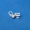 Plata S925 con Cuentas Accesorios para Pulsera y Collar DIY Colgante Zodiaco Caballo Poni Pulsera de Cristal DIY