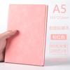 Cuaderno A5 con Inserto para Bolígrafo, Superficie Suave, Libreta Moderna y Sencilla, Set de Cuero PU, Páginas Interiores Engrosadas con Logotipo Imprimible