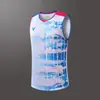 24 nuevas prendas de competición ropa de bádminton chaleco deportivo para hombre sin mangas secado rápido transpirable ropa de tenis de mesa compra grupal impresión