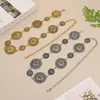 Corrente de Cintura Metálica Estilo Corrente para Mulheres, Saia, Cinto Afunilador de Cintura para Terno, Cinto Decorativo, Cinto Versátil para Suéter, Moderno