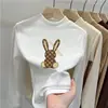 Ropa interior térmica de forro polar cepillado para niños, cuello semi-alto, top de dibujos animados, ropa interior para niñas, cálido top de otoño e invierno, para niños mayores