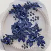 Accesorios de Velos de Encaje Rosa y Dorado Florales Hechos a Mano con Cuentas
