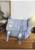 Bolsa Mensageiro Estilo Leite e Sal Fresco Estilo College para Meninas Doces, Cabe Pequenos Broches, Bolsa de Armazenamento Diário
