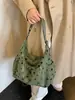 Nova Bolsa de Mão Jacquard de Veludo Estrela para Mulheres, Bolsa Transversal Grande de Ombro Casual, Bolsa para o Dia a Dia Estilo Despojado