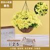 Plantas Colgantes Artificiales Colgantes de Pared Lirio Cesta Pequeña de Flores Flores Falsas Margarita Pequeña Flor de Gloria de la Mañana Rama Decoración del Hogar