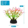 Atacado direto da fábrica decoração de bandeja de areia para aquário plantas aquáticas de simulação de plástico flores artificiais paisagismo de aquário série CS