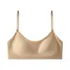 Sujetador strapless sin costuras para mujer, con diseño de estampado de leopardo, una espalda hermosa, efecto push-up y soporte cómodo. No tiene varillas, tirantes finos y un diseño sexy de espalda descubierta