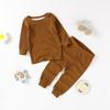 Comércio Exterior Tricô Infantil Roupas de Baixo para Bebê Roupas e Calças de Outono para Bebê Conjunto de Roupas de Casa para Crianças Roupas de Casa Infantis para Primavera e Outono