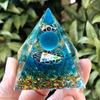 Explosões Transfronteiriças Ornamentos de Pirâmide de Pedras de Cristal Decoração para Casa Gomas de Resina Artesanato Decoração de Escritório Presentes
