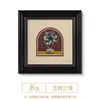 Pintura colgante de arte retro francés, Pintura decorativa para entrada con textura antigua, Mural de arco para pared de fondo de sala de estar de alta gama