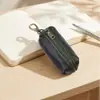 2026 Nueva Bolsa de Llaves Vintage de Cuero Genuino para Mujer, Piel de Vaca de Capa Superior Curtida Vegetal, Portallaves Multifuncional para el Hogar, Colgante para Cinturón para Hombres