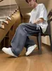 Calças casuais da moda 2026, calças de trabalho, calças jogger finas masculinas para primavera/verão, calças de corte reto, calças harém versáteis que afinam