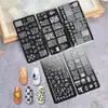 Suministro Transfronterizo de Juegos de Placas de Estampado para Uñas, Plantillas DIY de Transferencia para Uñas, Venta al por Mayor de Fabricantes