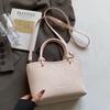 Moda Super Popular Nicho Popular Simple Versátil Bolso de Cubo para Llevar en la Mano Bolso Cruzado Versátil Casual para el Trabajo y el Viaje Diario de Mujer