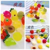 Serie de Bolsas Ciegas de Frutas Luminosas Tridimensionales Accesorios de Resina Pegamento de Crema Estuche para Teléfono Celular DIY Agujero para Pasador Hebilla de Zapato