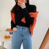 Camada Base Derong Meia-Gola Slim Fit Primavera Outono Inverno Estilo Forrado com Fleece Camiseta Interna Gola Média Manga Longa Tops Modernos Femininos