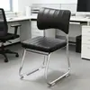 No requiere ensamblaje, silla de oficina sencilla, silla de computadora cómoda para uso doméstico, adecuada para periodos prolongados de estar sentado, partidas de mahjong, reuniones de personal y sesiones de capacitación, con respaldo