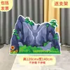 Tablero KT escenario escena de bosque árbol grande utilería de actuación casa maqueta de sketch infantil tablero de fondo