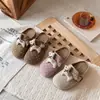 Decoração de Boneca Little Pony Fofa Faixa de Cabeça Chinelos Slip-ons Casuais Estilo Birkenstock Versátil Sapatos Loafer para Preguiçosos para Meninas