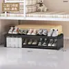 Zapatero bajo mesa de dormitorio, zapatero pequeño simple, nuevo modelo 2026, solución de almacenamiento de zapatos multicapa a prueba de polvo para uso debajo de la cama en habitaciones de dormitorio