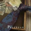 Gravata Marrom Retrô Listrada com Flores Estilo Coreano Amarrada à Mão para Homens Britânica 8cm Formal Anfitrião Negócios Casamento Noivo