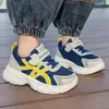 Zapatos deportivos para niños de primavera y otoño, antideslizantes, casuales, versátiles, modernos, zapatos tipo "dad shoes" para niños