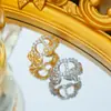 Anillo Ladrillo de Diseño Nicho de Alta Gama Lujo Accesible para Mujer Moda Europea y Americana Creativo Zirconia Chapado en Oro Anillo Abierto Ajustable