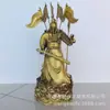 Estatuas de Bronce de Guan Gong de Cobre Fundido Tiendas de Wu God of Wealth en Kowloon Oficina Hogar Estatuas de Buda Templo Estatuas Grandes de Bronce Dorado