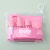 Conjunto de frascos dispensadores portáteis para viagem, frasco spray cosmético, frasco spray dispensador de loção tipo pump, frasco vazio para viagem