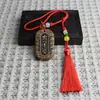Fornecimento do Fabricante Chaveiro Pingente Esculpido em Madeira de Pessegueiro Palavra Paz Pingente de Bolsa de Madeira Maciça Presente Criativo Atacado