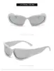Gafas de sol Y2g para chica hot Gafas retro Estilo europeo y americano para Instagram Gafas deportivas de celebridad de Internet para hombre y mujer Gafas