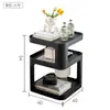 Mesa Lateral de Sofá para Sala de Estar Nórdica, Mesa de Centro Pequena Simples Moderna Celebridade da Internet 520 Arte em Ferro Luxo Leve, Mesa de Cabeceira Simples Francesa