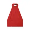 Ropa de Mujer al por Mayor Transfronteriza 2026 Verano Nuevo Estilo Europeo y Americano Top sin Espalda de Cuello Halter Pantalones Casuales de Cintura Baja de Microcampana Conjunto