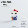 Nueva Figura Luminosa de Hello Kitty de Dibujos Animados 3D, Accesorio DIY de Venta Caliente al por Mayor, Adorno Creativo de Escritorio
