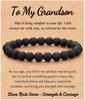 Amazon nuevo brazalete de piedra ojo de tigre de 8 mm piedra volcánica negra esmerilada piedra natural ensartado a mano joyería para hombre al por mayor
