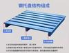 Pallet de Acero Sichuan Estante Metálico de Almacén de Alta Resistencia Almacenamiento de Pallets Logística Galvanizado Pallet para Montacargas Venta al por Mayor