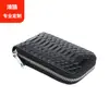 Bolsa de Tarjetas de Marca Vertical de Identificación de Serpiente, Tarjeta RF con Cremallera, Billetera para Monedas de Piel de Vaca Anti-magnética, Venta Directa Multi-Haoyun Lai