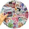 50 Pegatinas de Dibujos Animados de Terror de Halloween Comida Graffiti Decorativas para Guitarra Cuaderno Equipaje Bricolaje Impermeables Lote