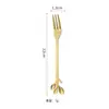 Cuchara de Flor de Cerezo de Aspecto Elegante Cuchara de Café de Acero Inoxidable Cuchara para Mezclar del Hogar Cuchara Creativa para Postre Vajilla Cuchara para Condimentos Cuchara de Regalo