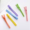 Clip de pico de pato plano esmerilado de una sola pieza de 6 cm clip de crema hecho a mano DIY accesorios para horquillas clip de color caramelo clip para flequillo clip de borde