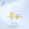 Puzuo Retenção Forte de Cor Ouro Brilhante 24K Acessórios DIY Botões de Roda Espaçadores Acessórios para Pulseira Colar Espaçadores para Artesanato Atacado