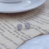 Brincos de prata esterlina 925 com zircônia e diamantes completos para mulheres 2024 brincos de verão frescos e de alta qualidade, brincos sem nicho