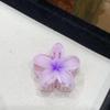 Pinza de Pelo Flor de Frangipani Colorida Transfronteriza Europea y Americana Pinza de Pelo Pinza de Pato Retro Pinza Lateral Pinza Media Parte Trasera de la Cabeza Pinza de Tiburón
