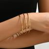 Pulseira Feminina Fashion OL Estilo Pequeno Fragrante Multicamadas Liga de Alumínio Galvanizada 18K Design de Nicho