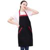 Delantal de Cuello Halter al por Mayor Cafetería Salón de Uñas Centro Comercial Cocina Hogar Restaurante Publicidad Ropa de Trabajo de Cuerpo Completo Sección Delgada Estampada