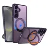 Funda para Teléfono Móvil Samsung S26Ultra Aplicable Transfronteriza con Soporte Giratorio de 360 Grados Funda Protectora Anticaídas S25/S24Plus