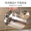 Olla para Filtro de Aceite de Acero Inoxidable 304 Tanque de Almacenamiento de Aceite de Gran Capacidad para Hogar con Filtro Cesta para Freír Separador de Residuo de Aceite Botella