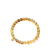 Pulsera de Cristal Amarillo Natural Torre Amarilla para Niñas, Pulsera de Lujo Ligero y Gama Alta para Atraer Riqueza, Pulsera de Cristal, Venta al por Mayor de Alta Calidad